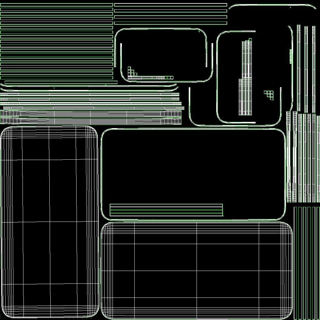 Marble Table 3D model_4