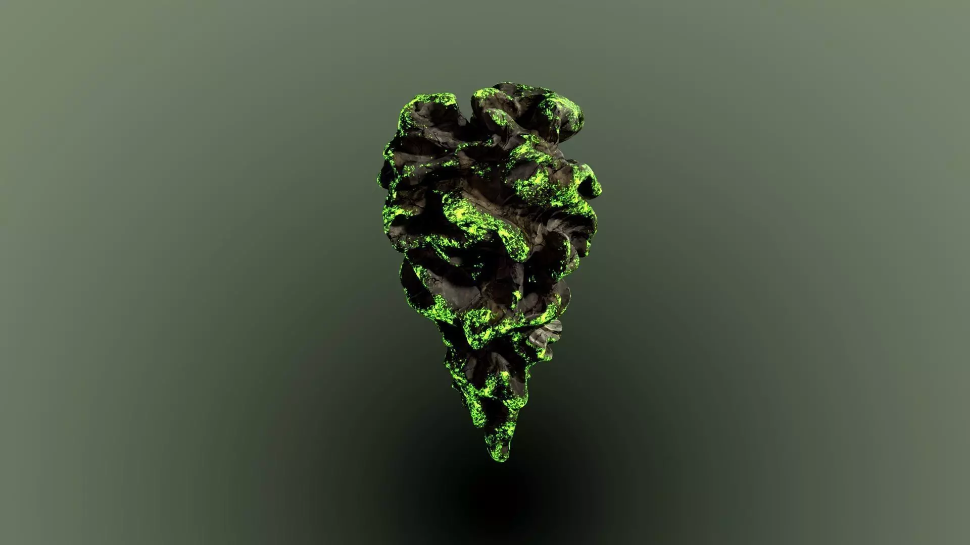 Magic air rock Free low-poly 3D model