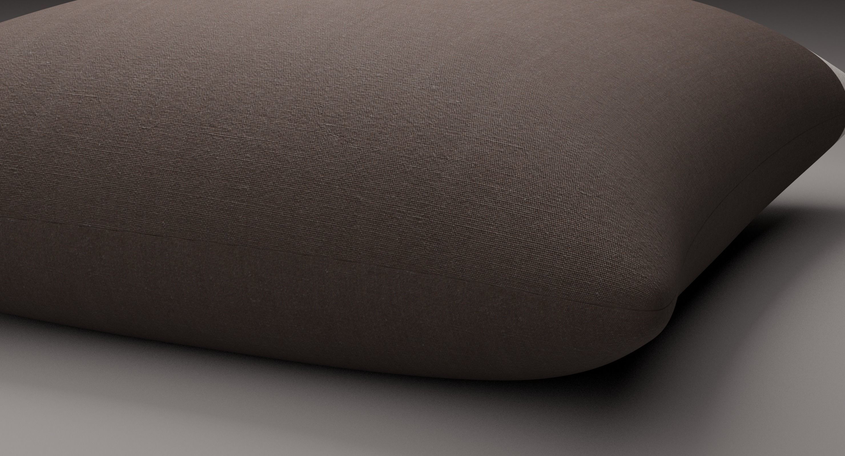 Throw Pillow with Simple Printed Pattern 3D model_2