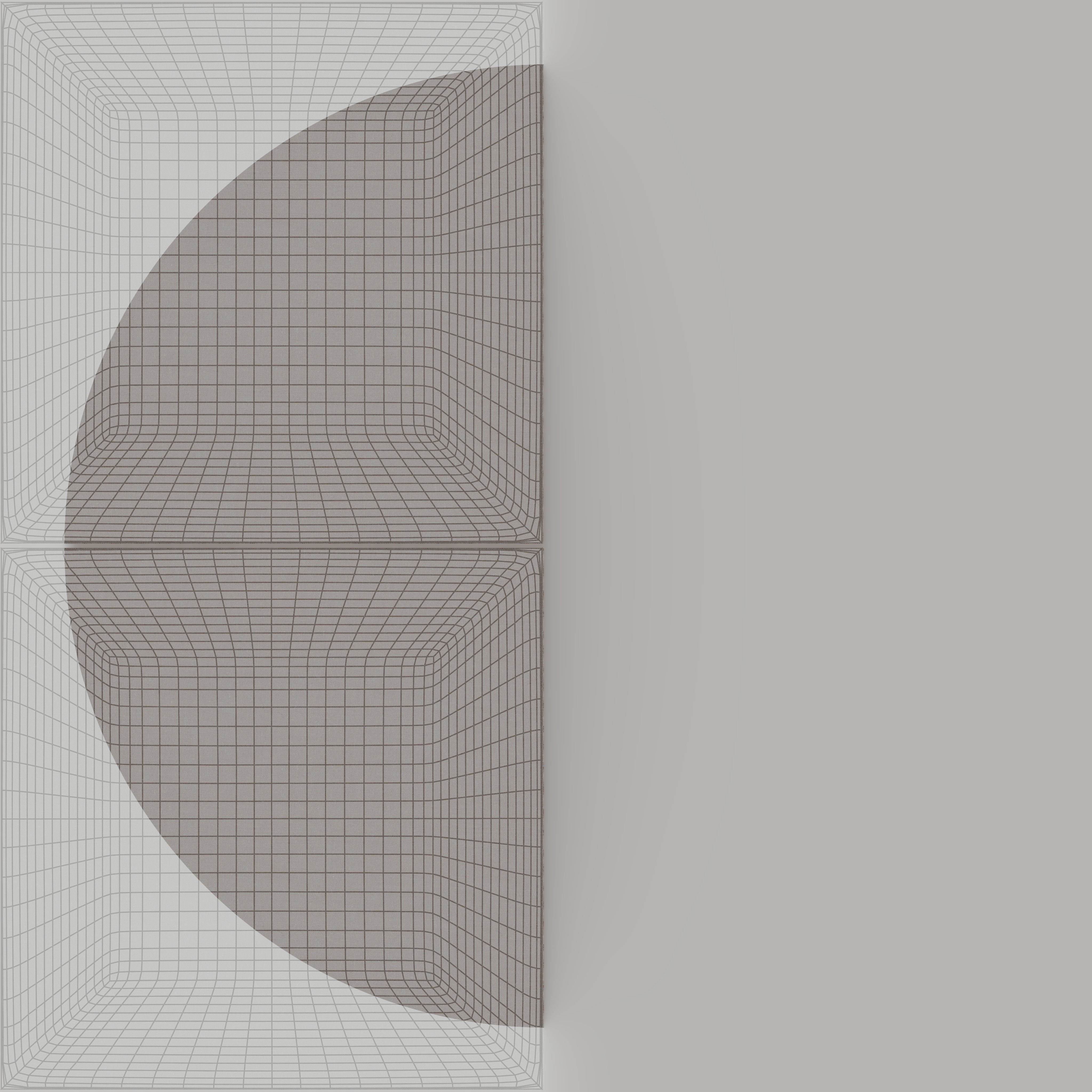 Throw Pillow with Simple Printed Pattern 3D model_3