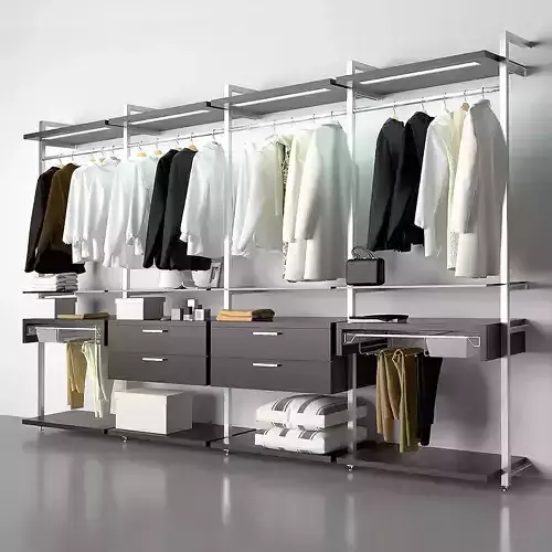  open wardrobe 3D model