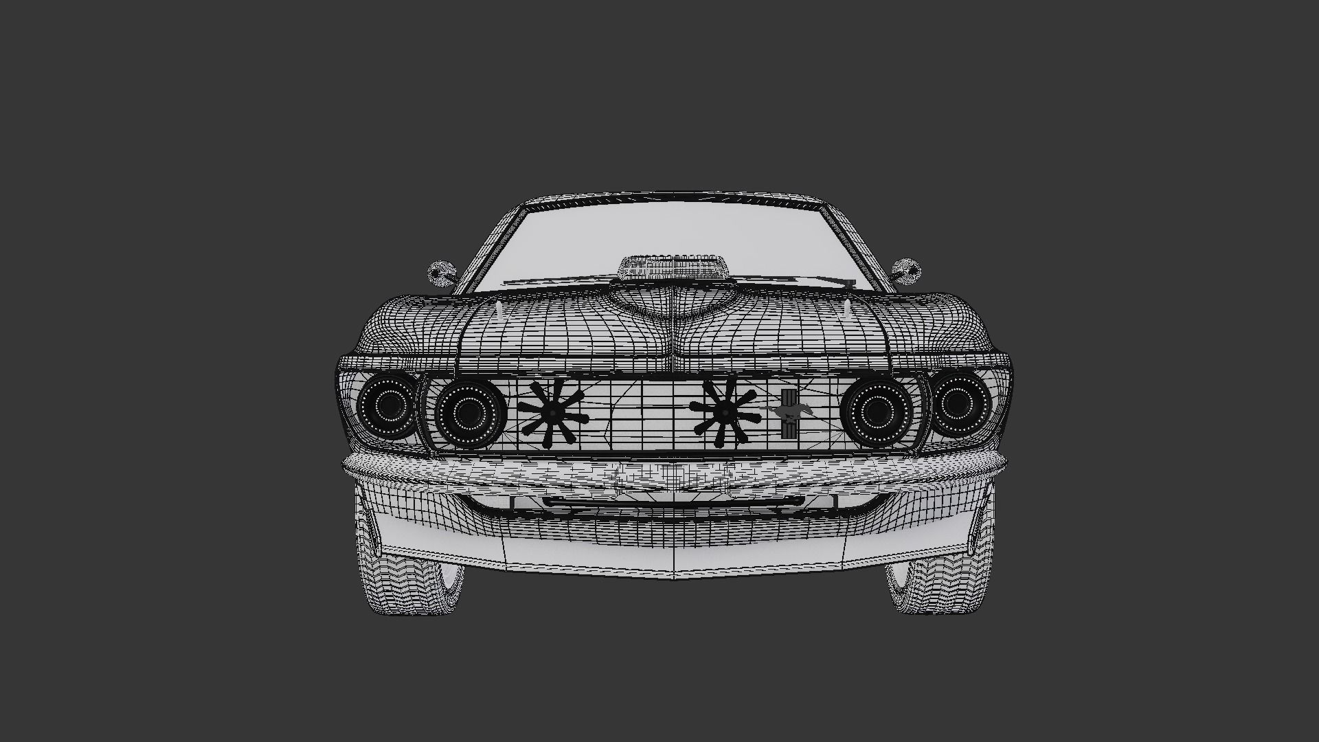 Boss 302 1969 Free 3D model_13