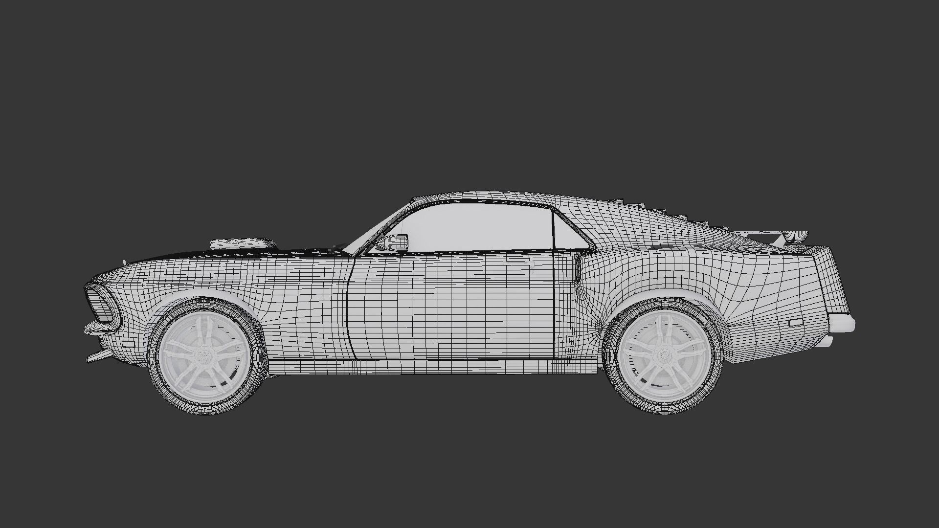 Boss 302 1969 Free 3D model_14