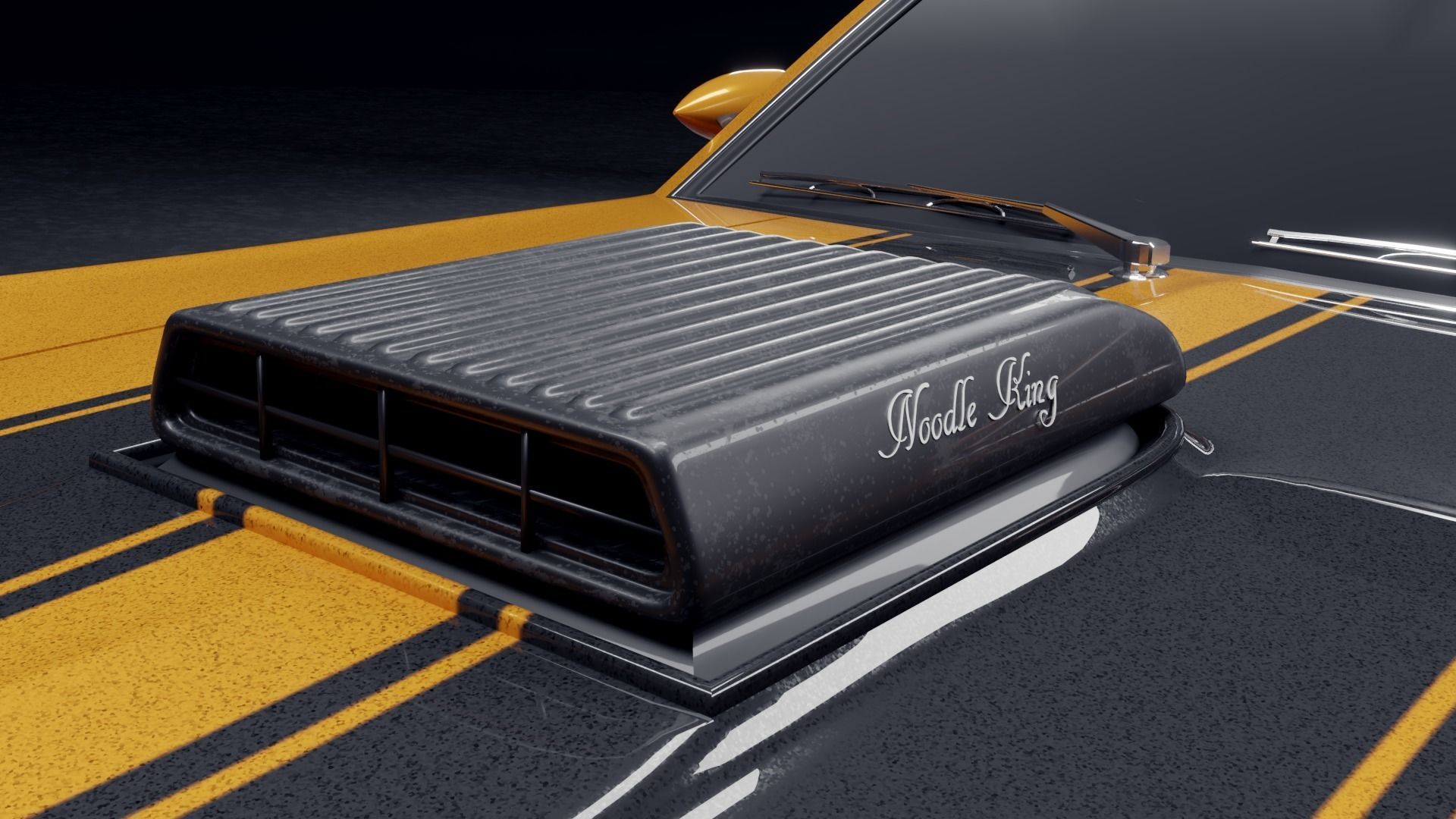 Boss 302 1969 Free 3D model_8