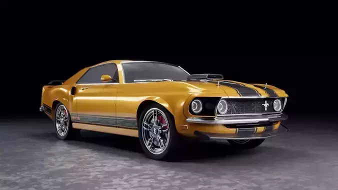 Boss 302 1969 Free 3D model
