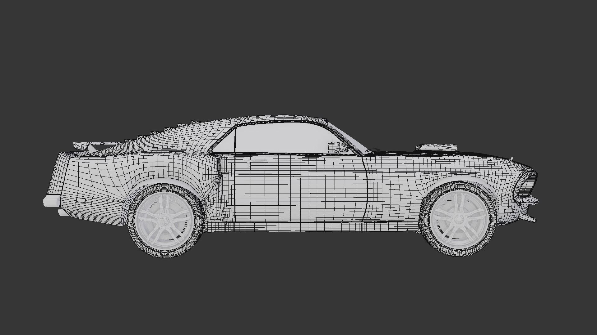 Boss 302 1969 Free 3D model_15