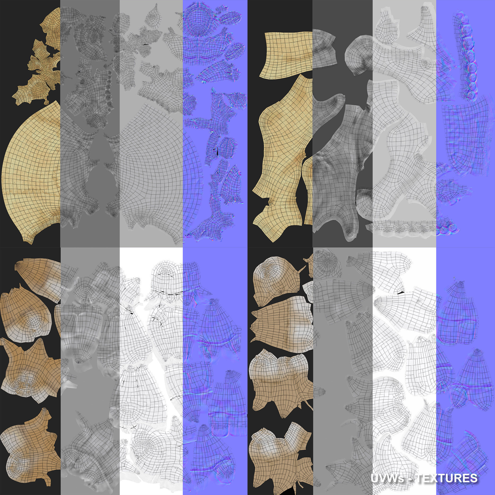 Realistic Skull Teeth and Jaw 3D Model and Sculpt 3D model_30