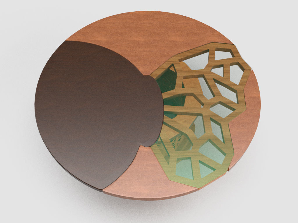 Butterfly Table 3D model_2