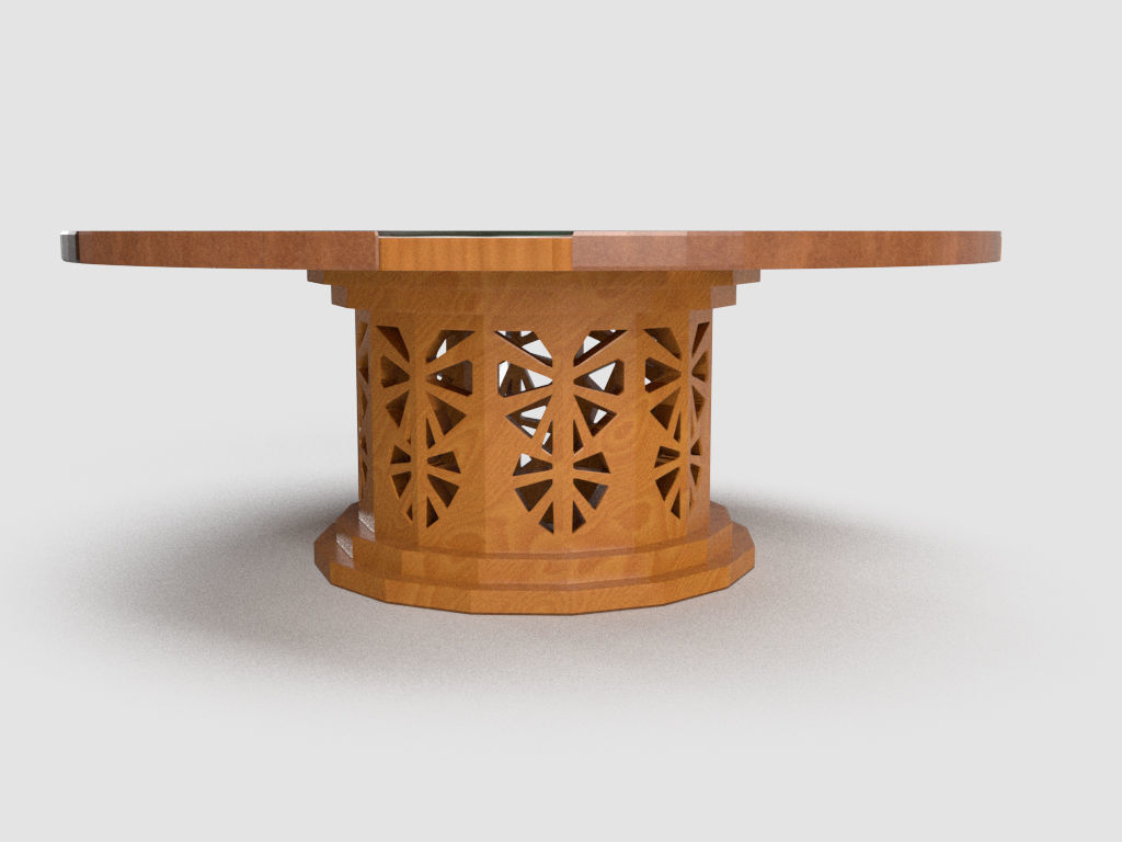 Butterfly Table 3D model_1