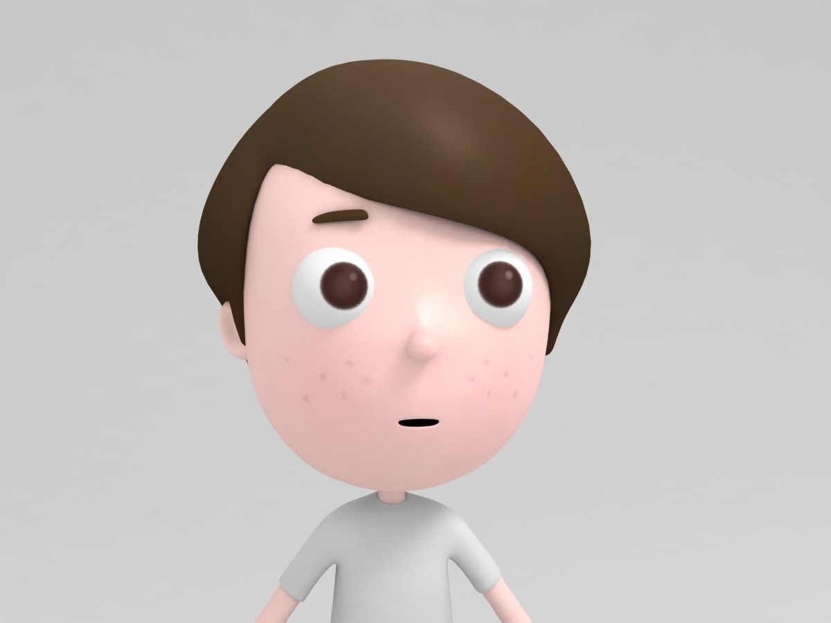 Boy Character 3D model_5