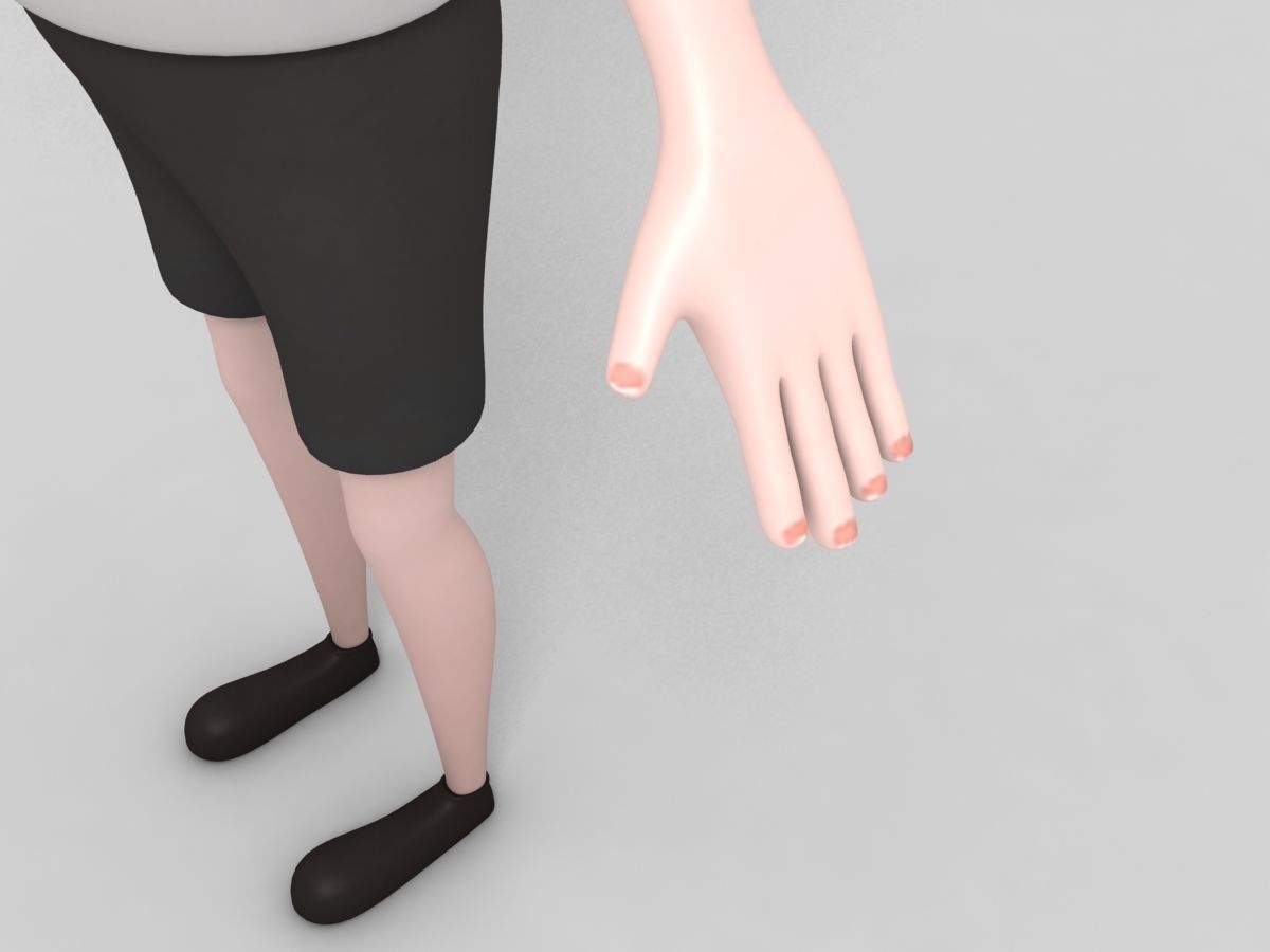 Boy Character 3D model_6