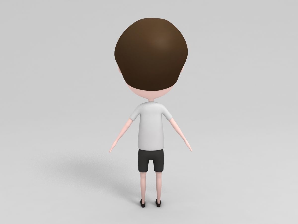 Boy Character 3D model_3