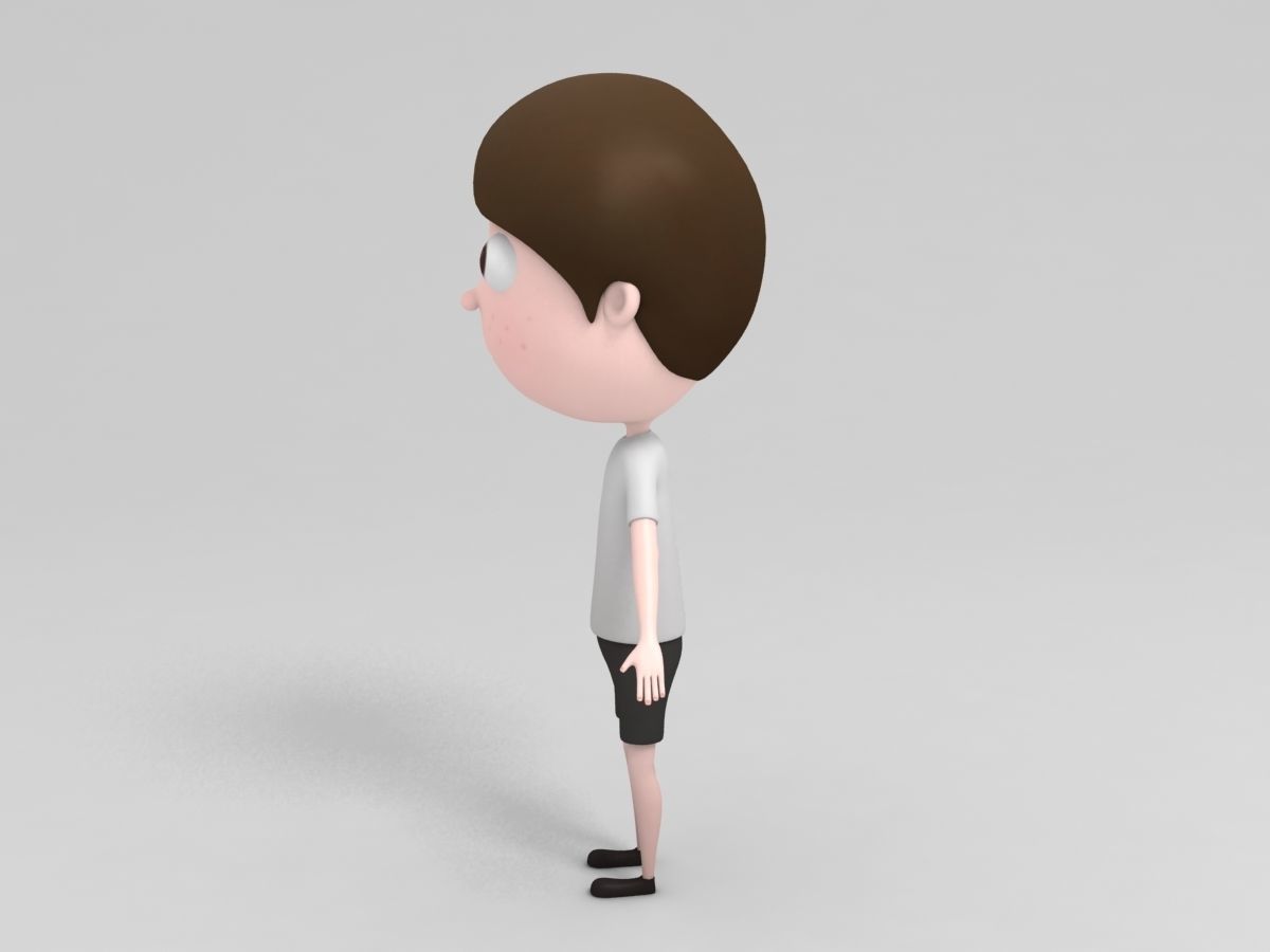 Boy Character 3D model_4