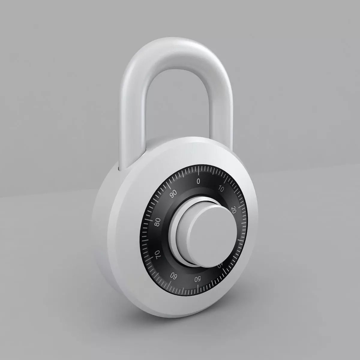 Padlock 3D model_0