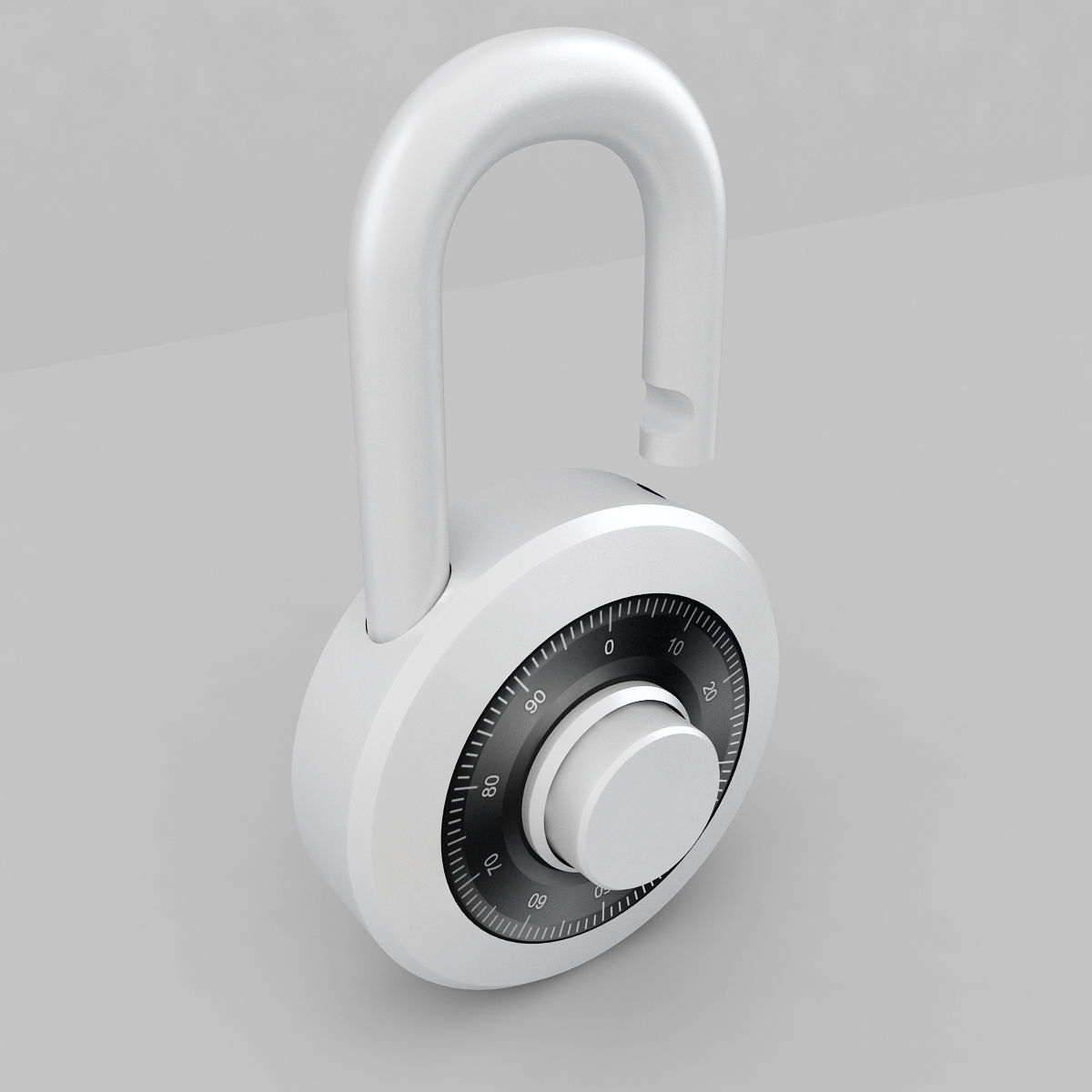 Padlock 3D model_2