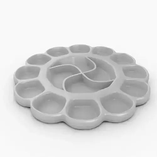 Paint Mixing Tray 3D model