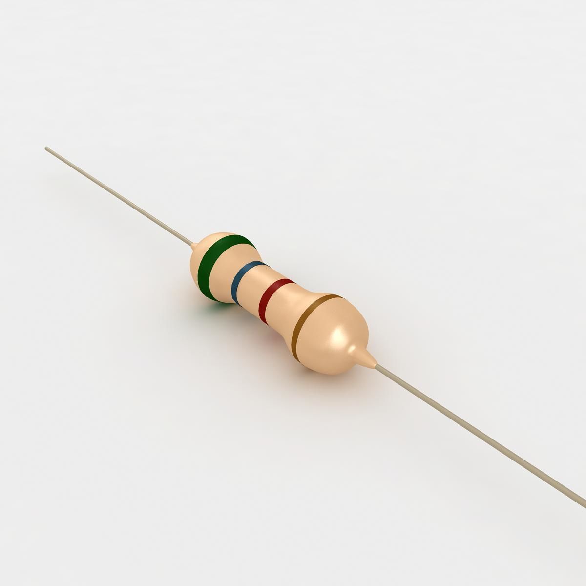 Resistor 3D model_2