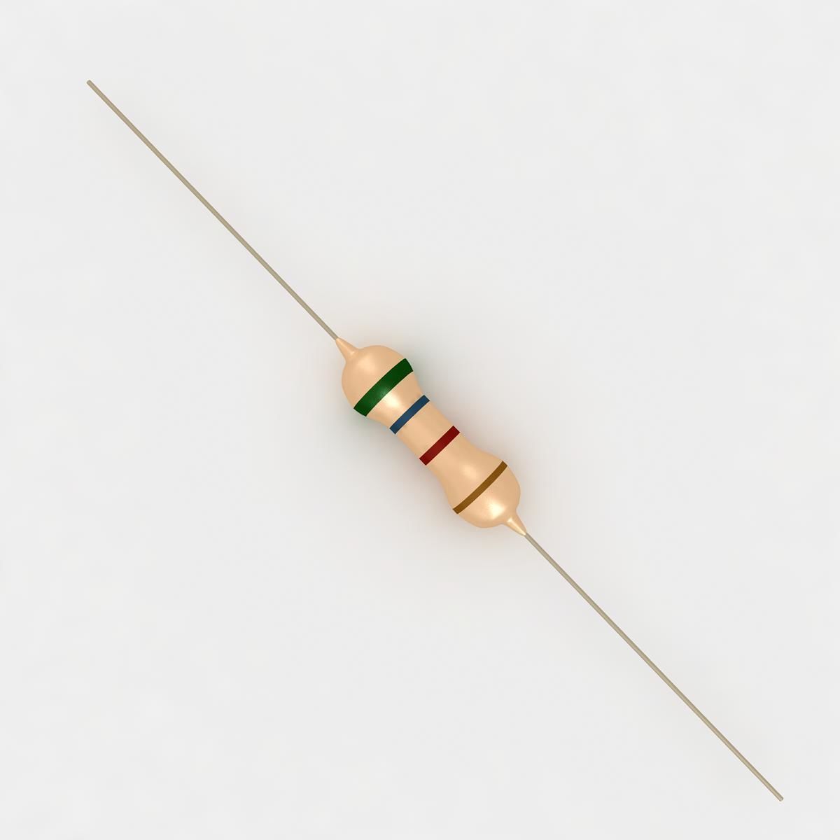 Resistor 3D model_1