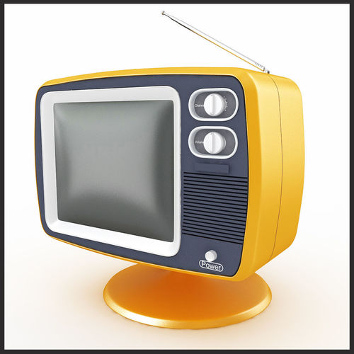 retro tv 3D model