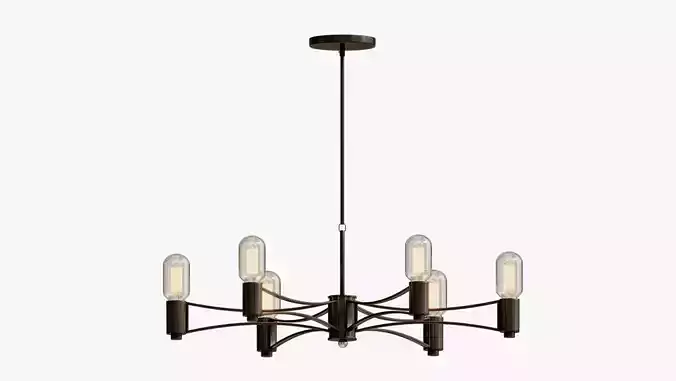 CHANDELIER LOFT DROPLET CHANDELIER 6