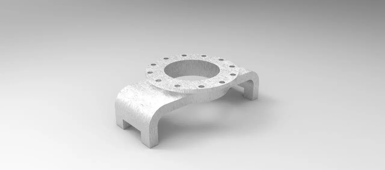 Pieza 2 metal part Free 3D model