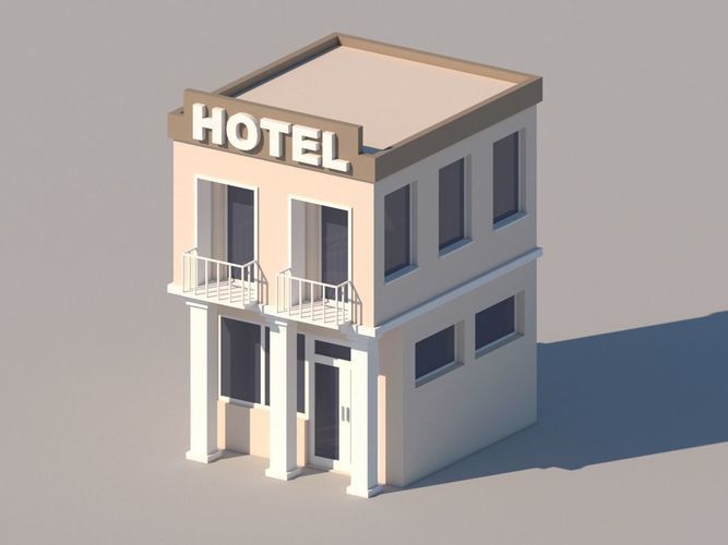 Low Poly City Pack Low-poly 3D model_30