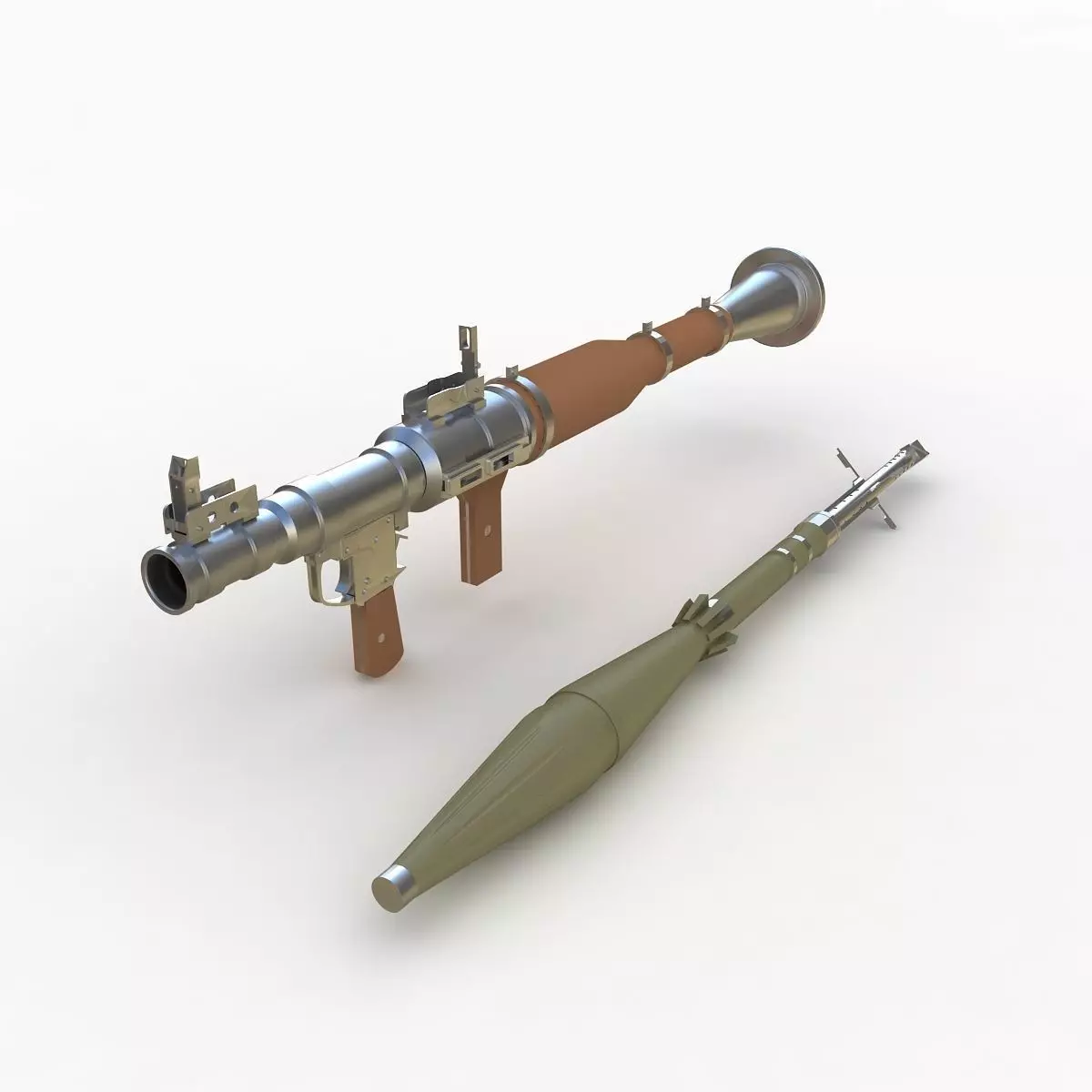 RPG-7 Rocket LAuncher 3D model
