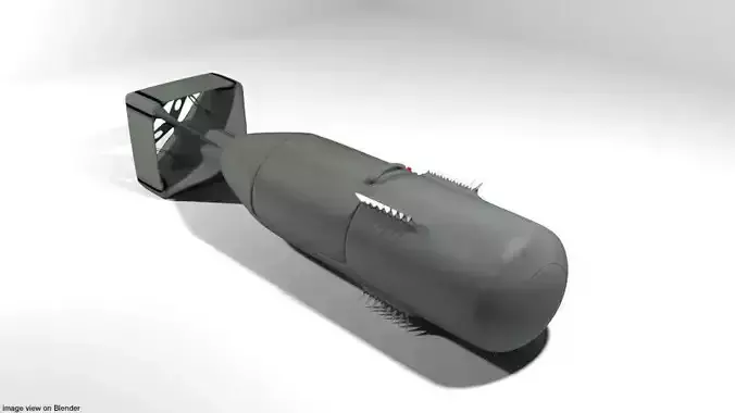 Atomic Bomb - Little Boy 3D model