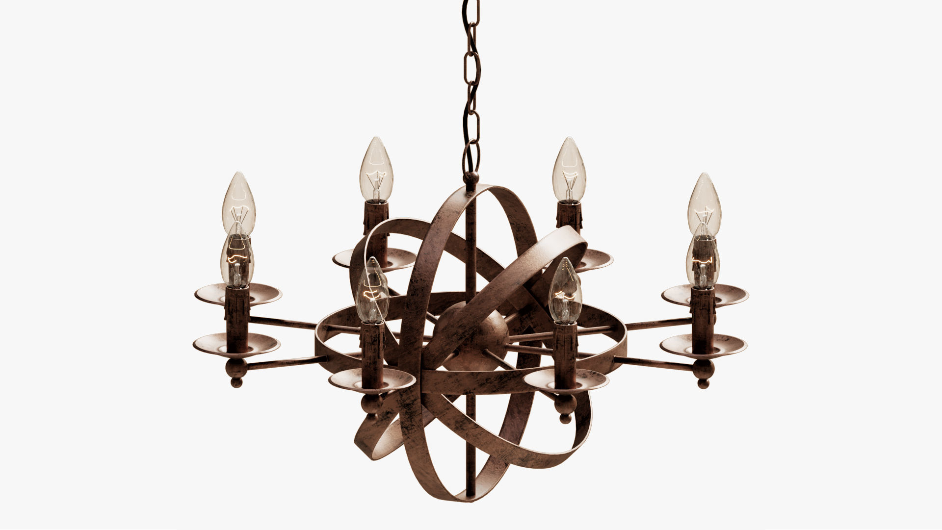 chandelier heliosphere 3D model_8