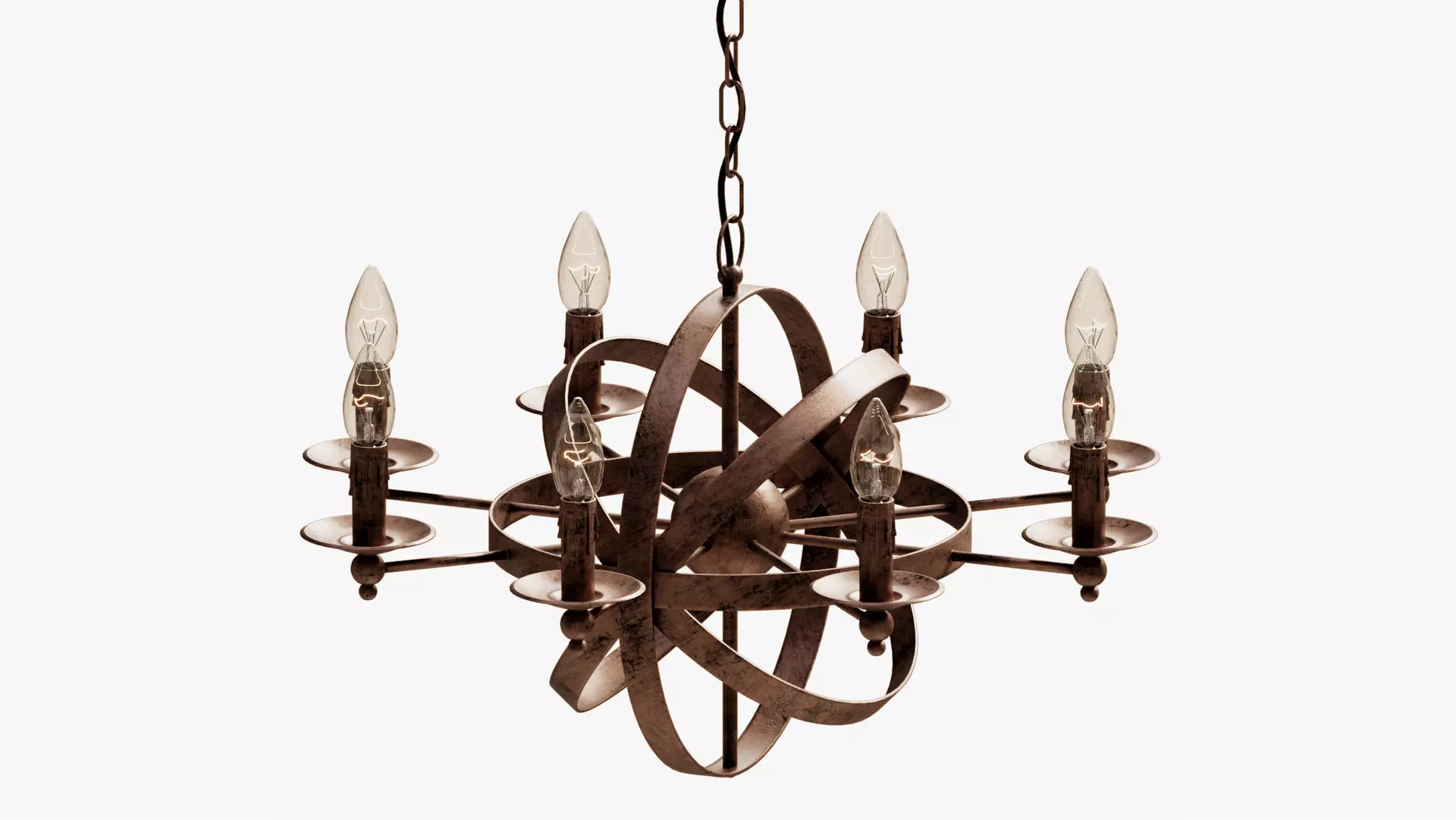 chandelier heliosphere 3D model_0