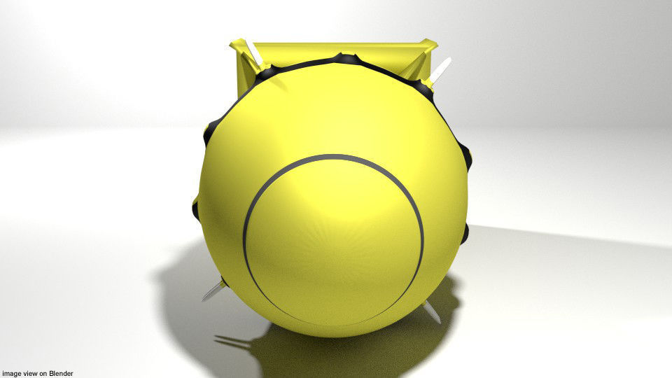 Atomic Bomb - Fat Man 3D model_2