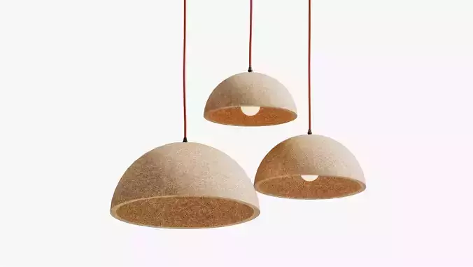 Chandelier cork semisphere