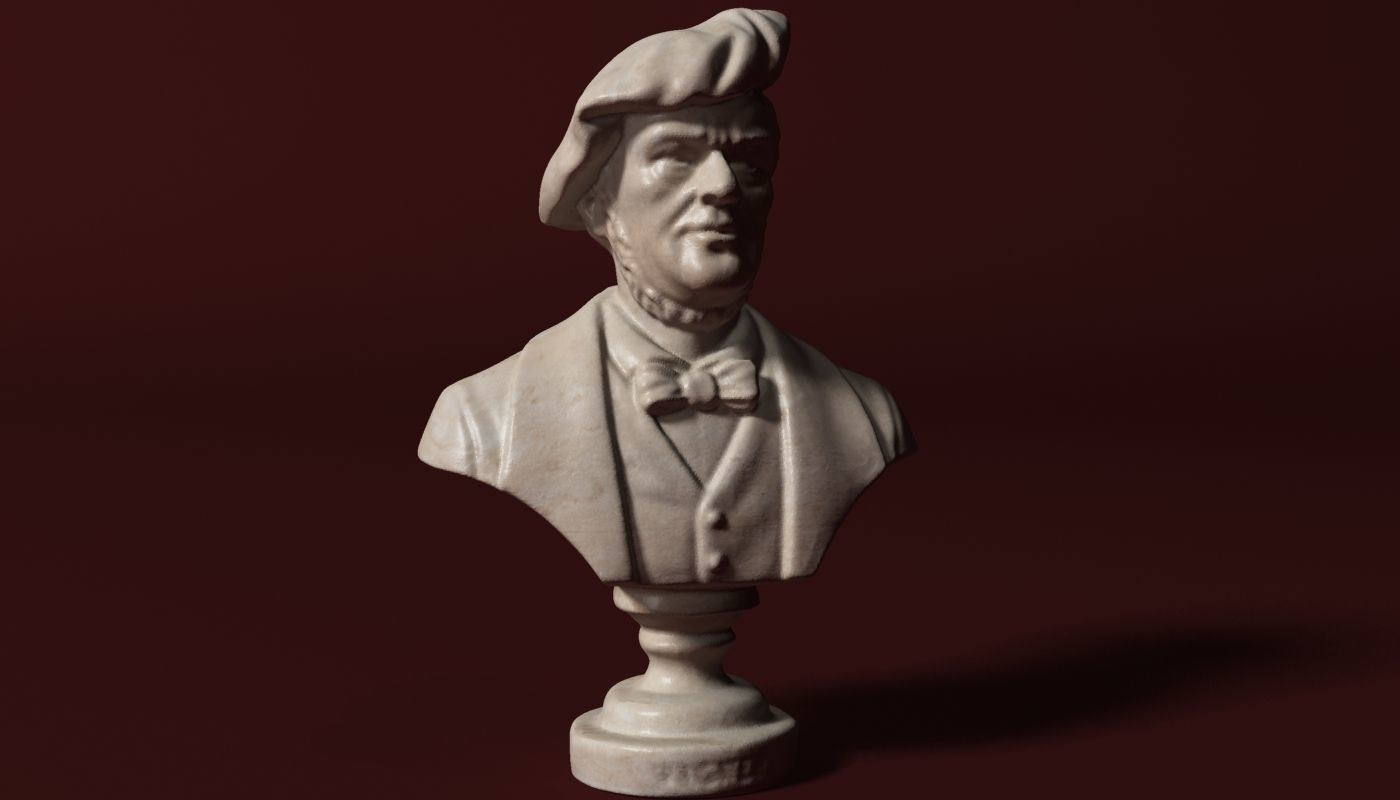 Wagner Bust 3D model_1
