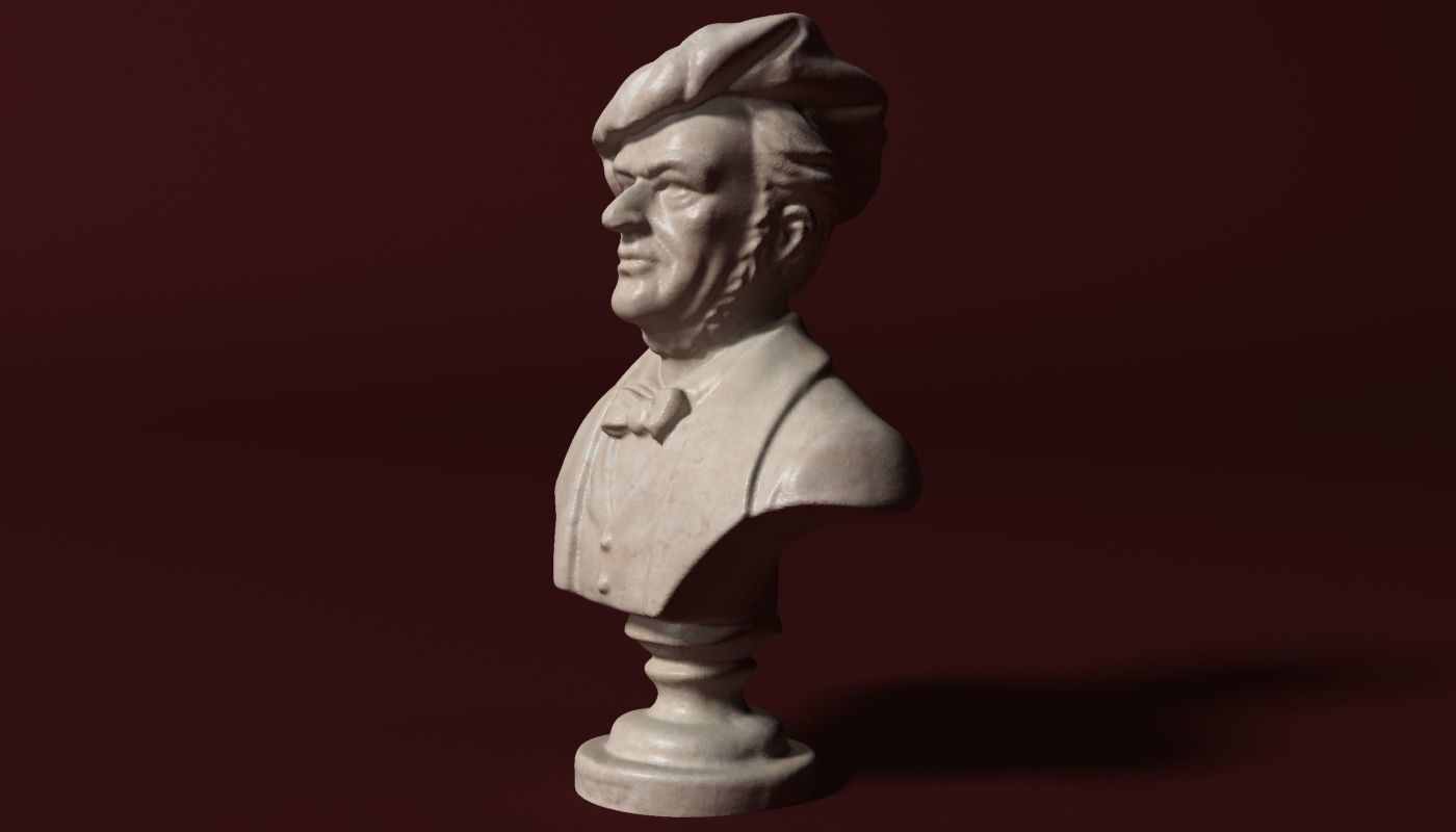 Wagner Bust 3D model_2