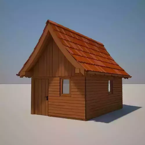 Cartoon Medieval House 05