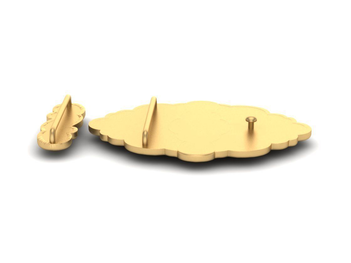 Belt buckle 3D print model_2