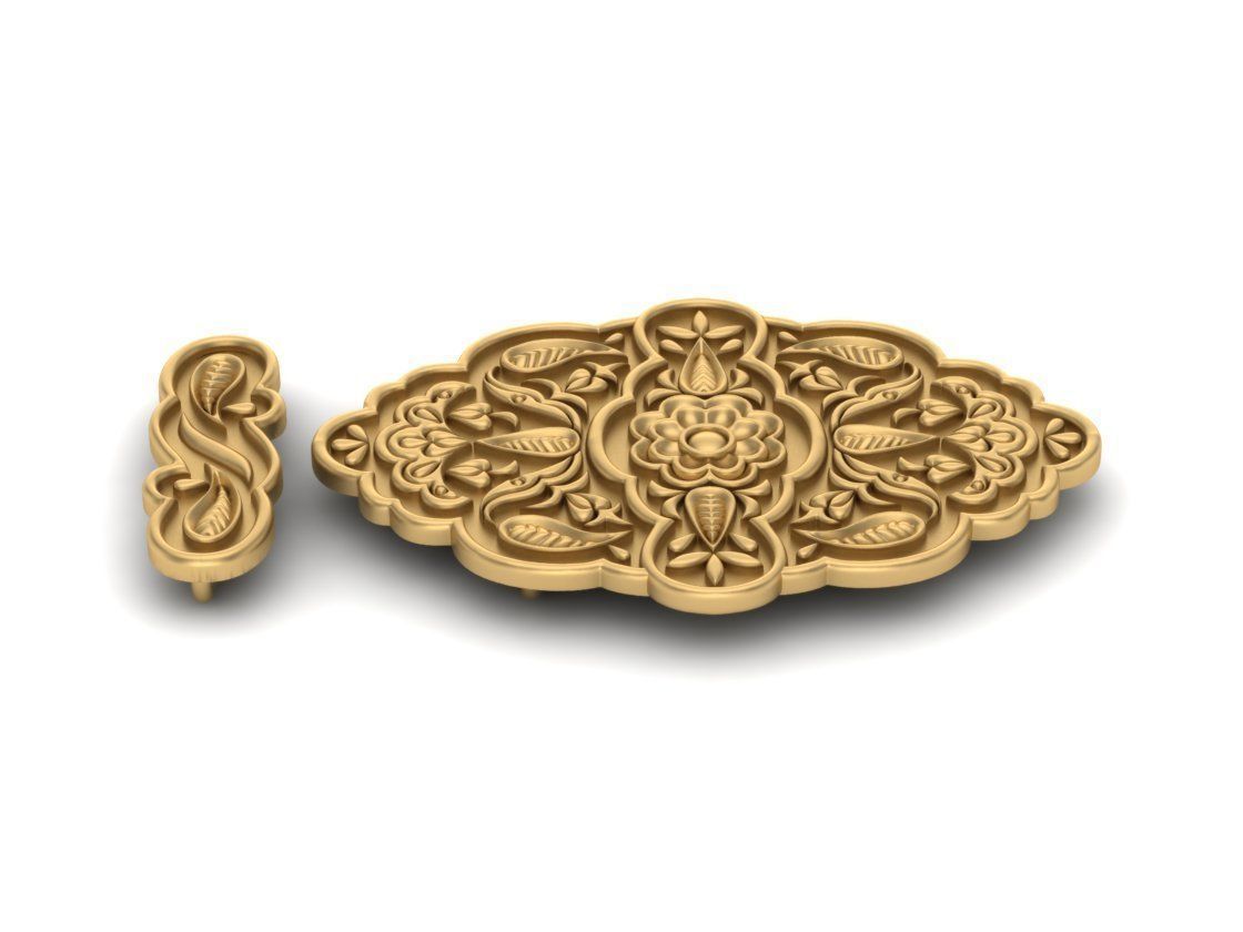 Belt buckle 3D print model_1