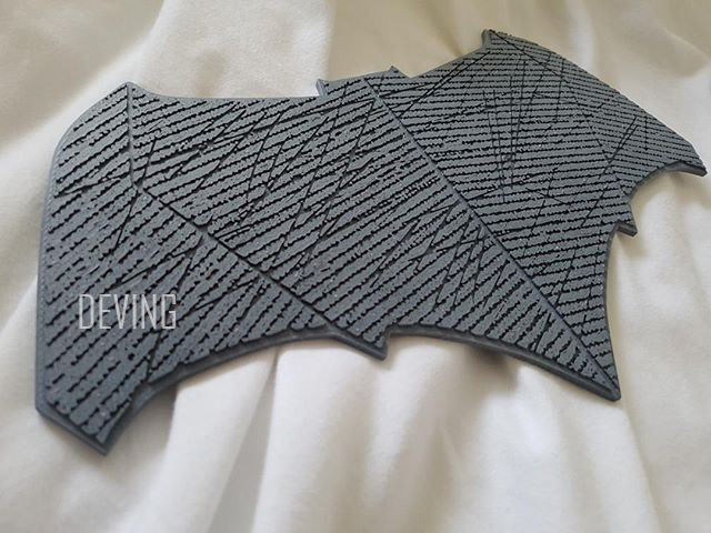 Batman JL emblem for cosplay 3D print model_1