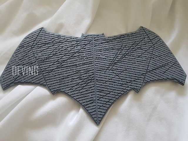 Batman JL emblem for cosplay 3D print model_2