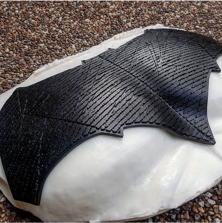 Batman JL emblem for cosplay 3D print model_4