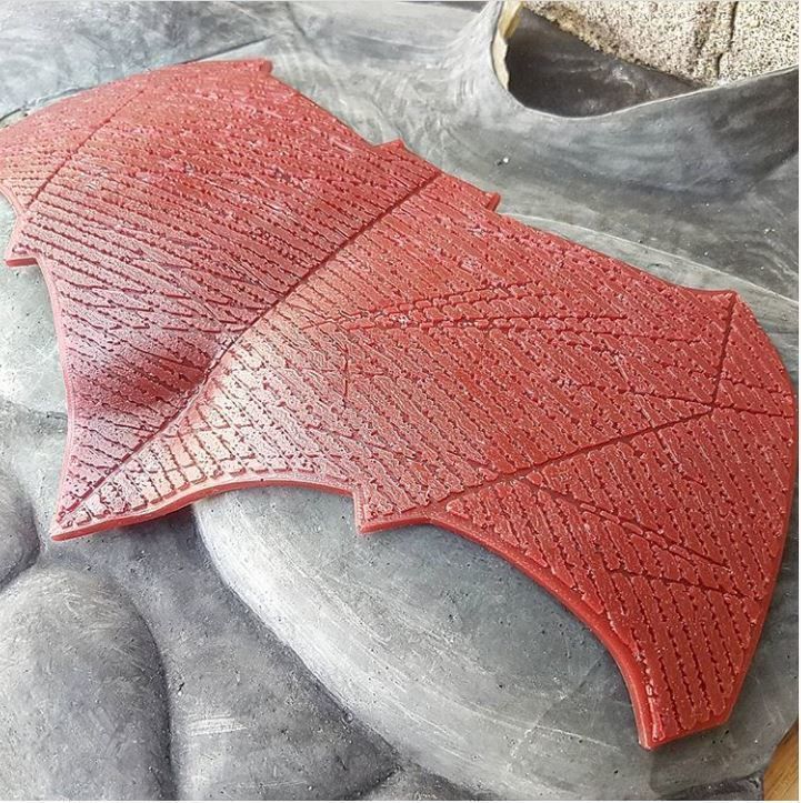 Batman JL emblem for cosplay 3D print model_5