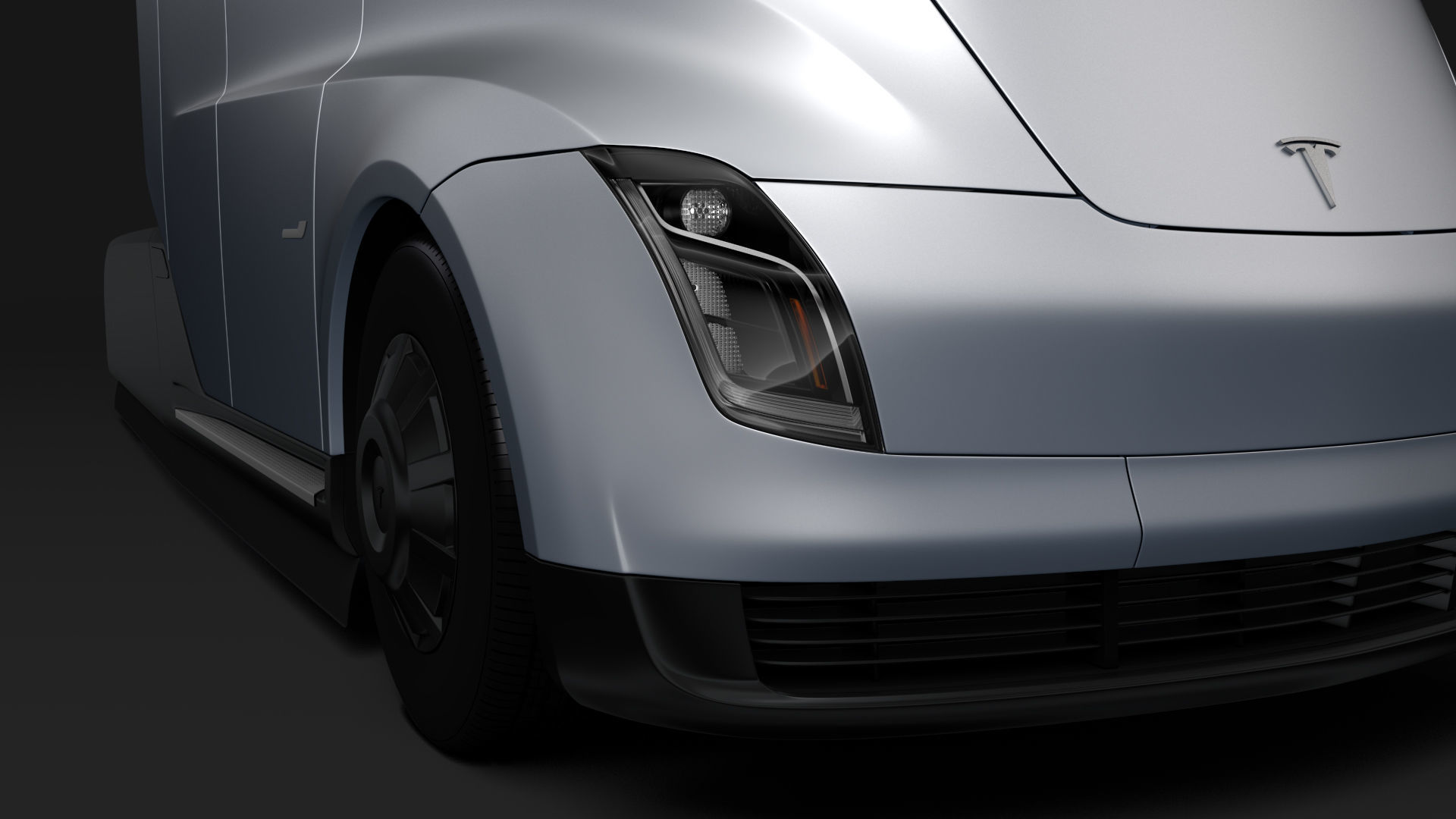Tesla Semi 2axis 2018 3D model_6
