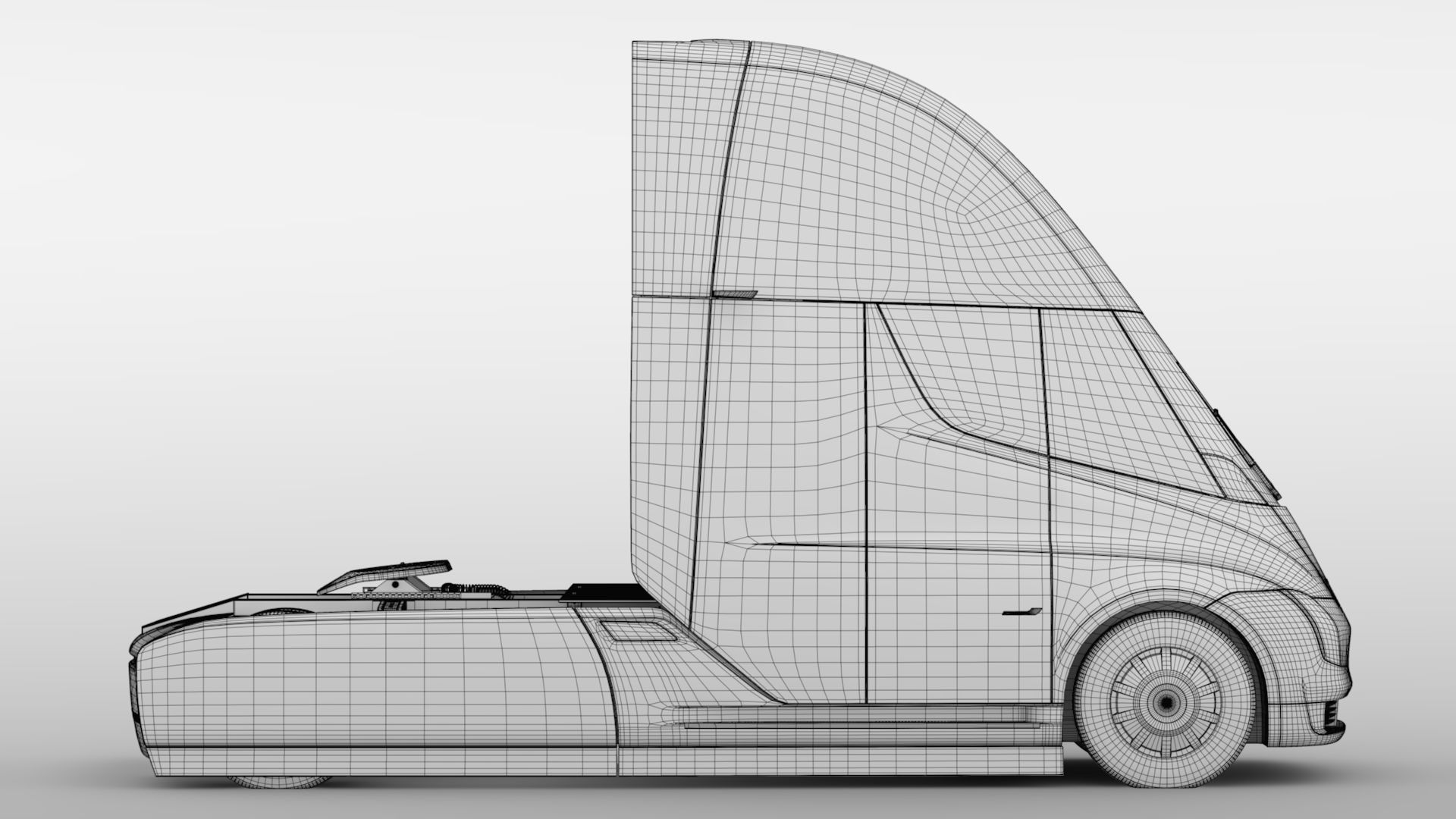 Tesla Semi 2axis 2018 3D model_19