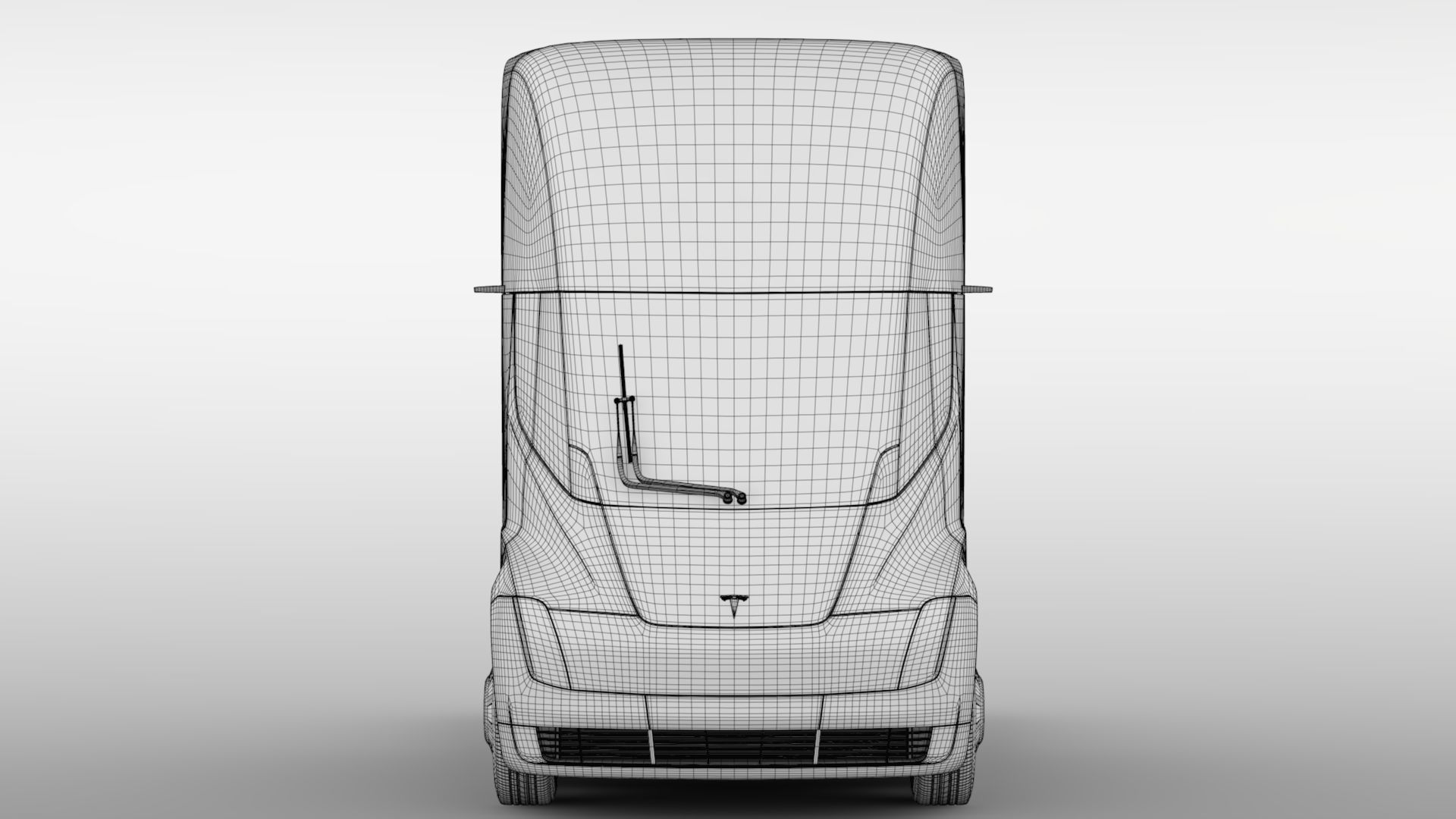Tesla Semi 2axis 2018 3D model_17