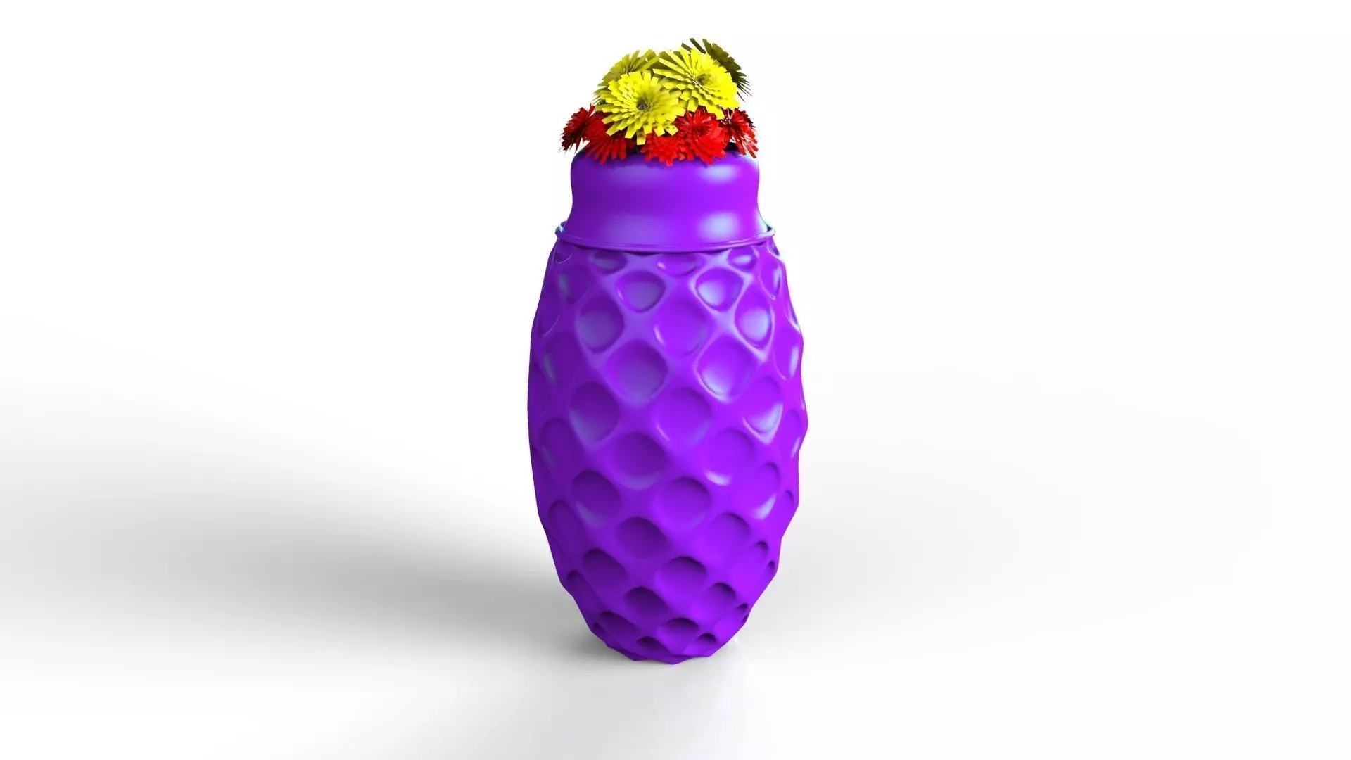 flower pot Free 3D model_0