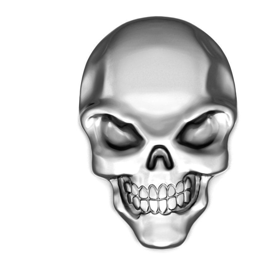 skull 3D print model