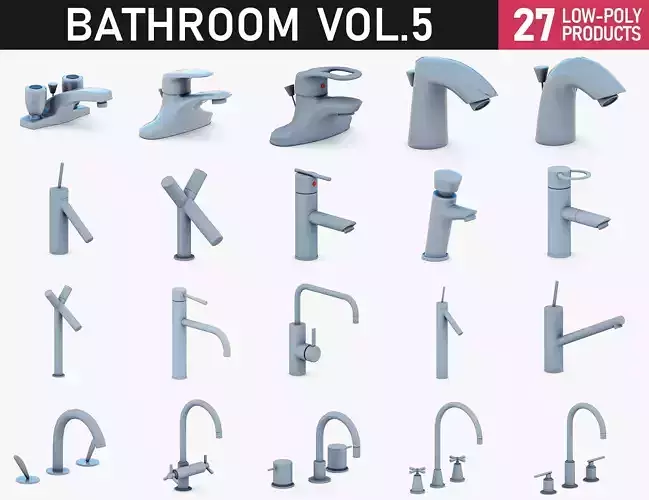 Bathroom Vol 5 - Water Taps
