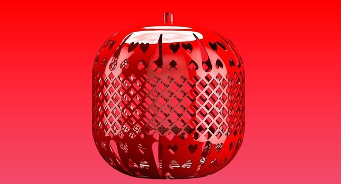 3D Printable Lamp Shade 3D Model 3D Printable stl ige igs iges 