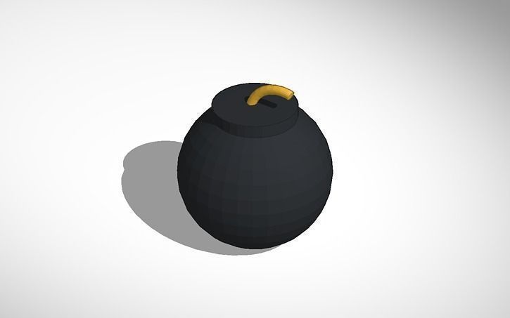 a bomb grenade 3D print model