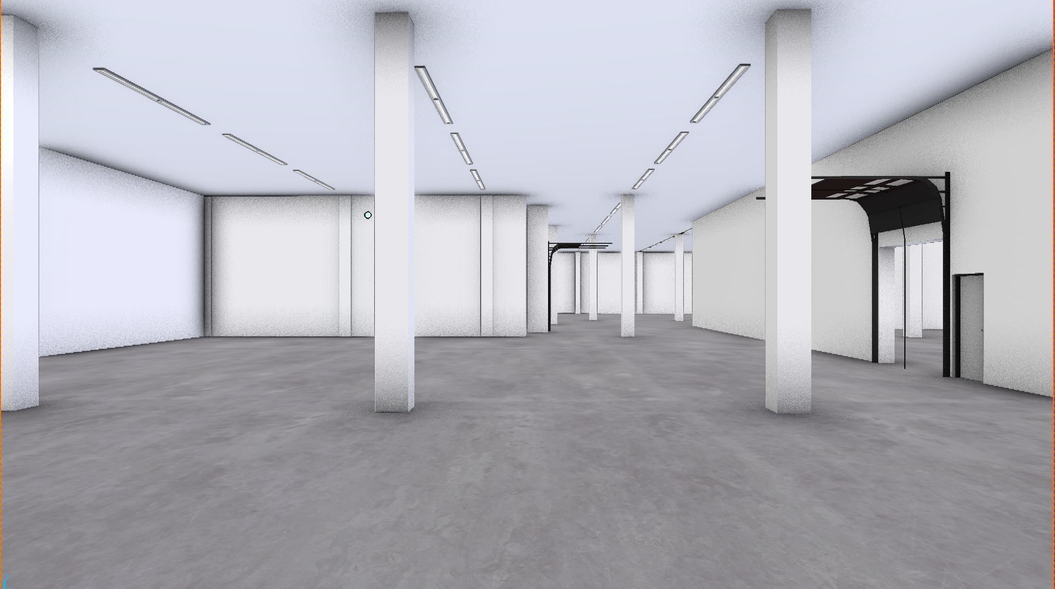 Industrial Warehouse Interior 2 Low-poly 3D model_9